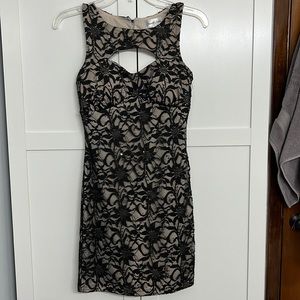 Fitted Short Lace Dress